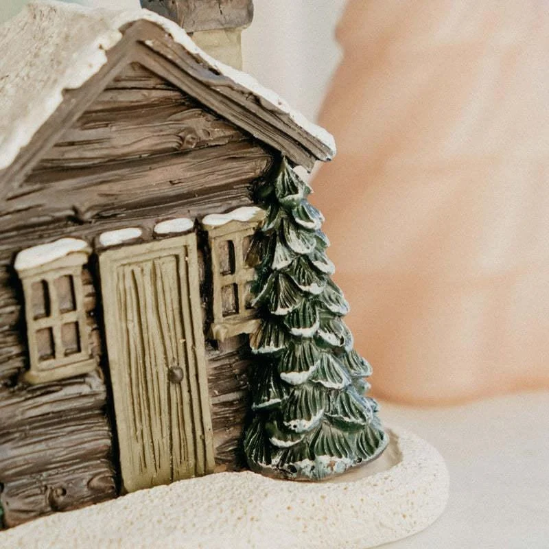 Log_Cabin_Incense_Burner_with_Smoking_Chimney_-_-4321181 Log Cabin Incense Burner with Smoking Chimney -