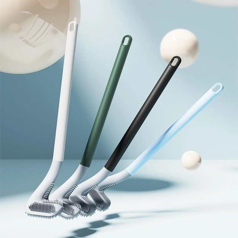 Long Handle Flexible Silicone Golf Toilet Brush -  - #tag1#