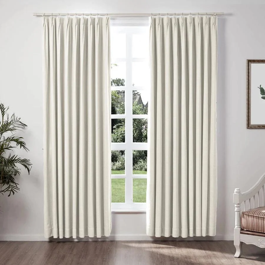 Loomy_Linen_Pleat_Modern_Blackout_Curtain_Beige_White_3_Colors_-_-_tag1_-4306131 Loomy Linen Pleat Modern Blackout Curtain Beige White, 3 Colors - - #tag1#