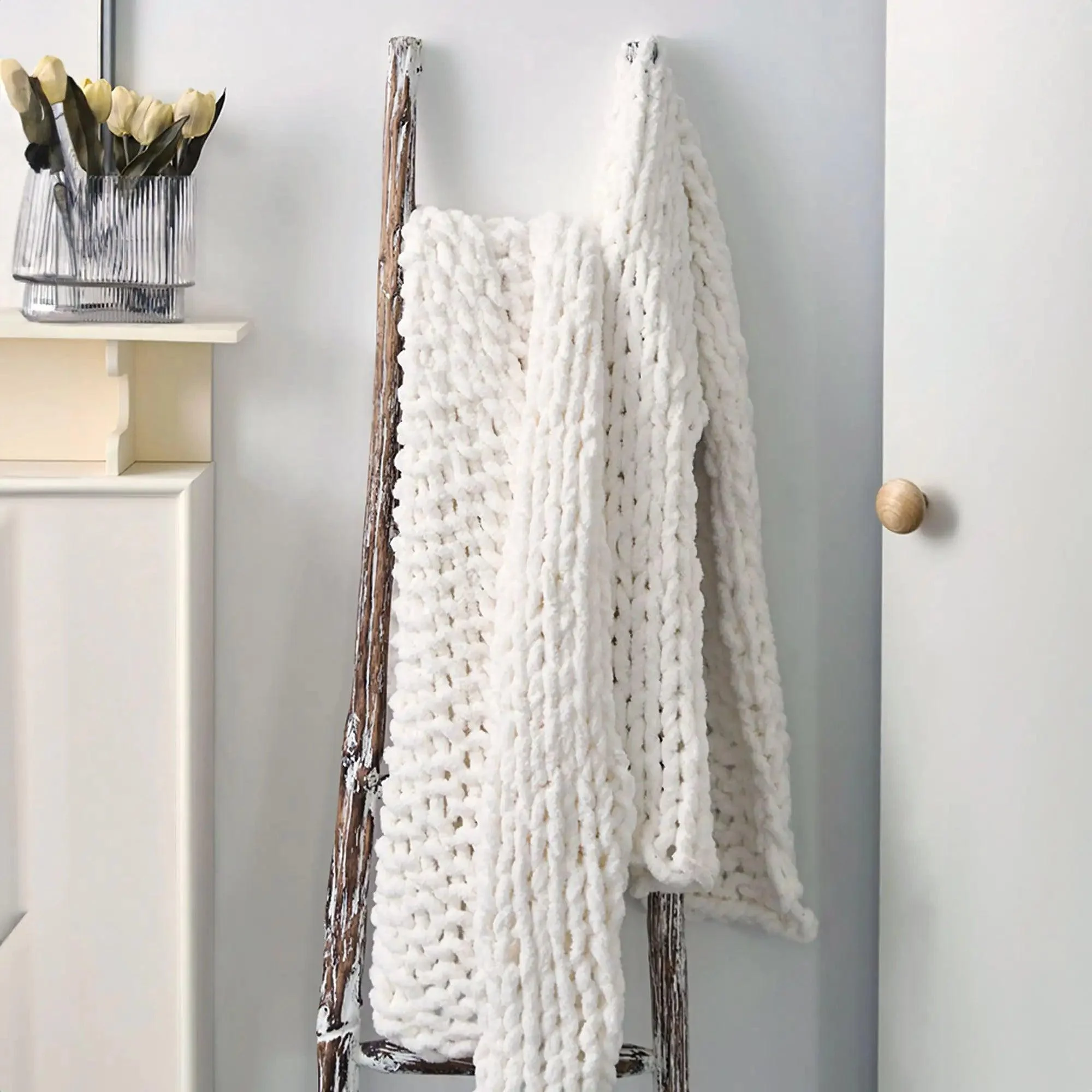 LooseKnitThrowBlanket-Homeko1 Loose Knit Throw Blanket - Homeko