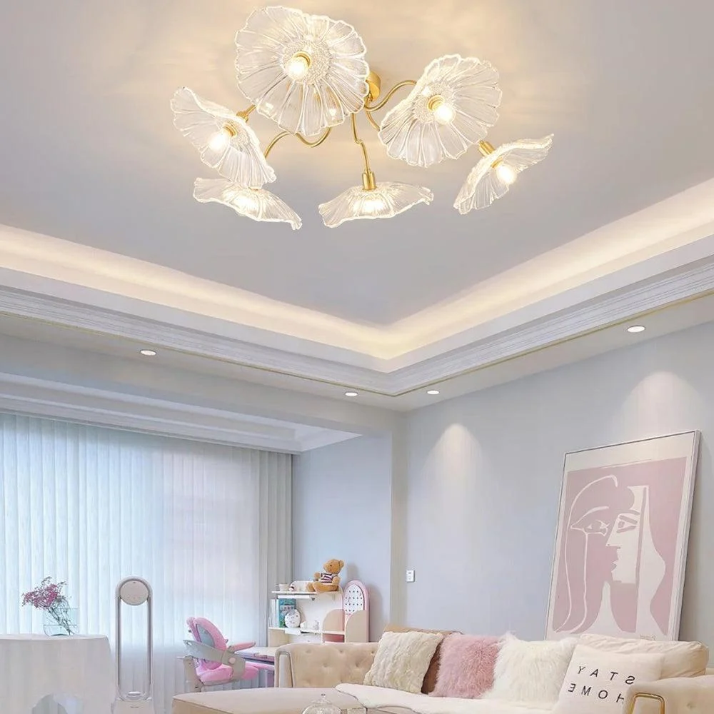 Lotus_Leaf_Glass_CeilingLamp_32 Lotus Leaf Glass Ceilinglamp 32