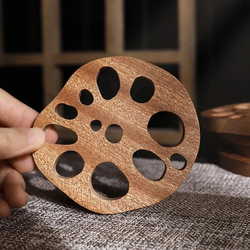 Lotus_Root_Wooden_Coaster_-_-4321885 Lotus Root Wooden Coaster -