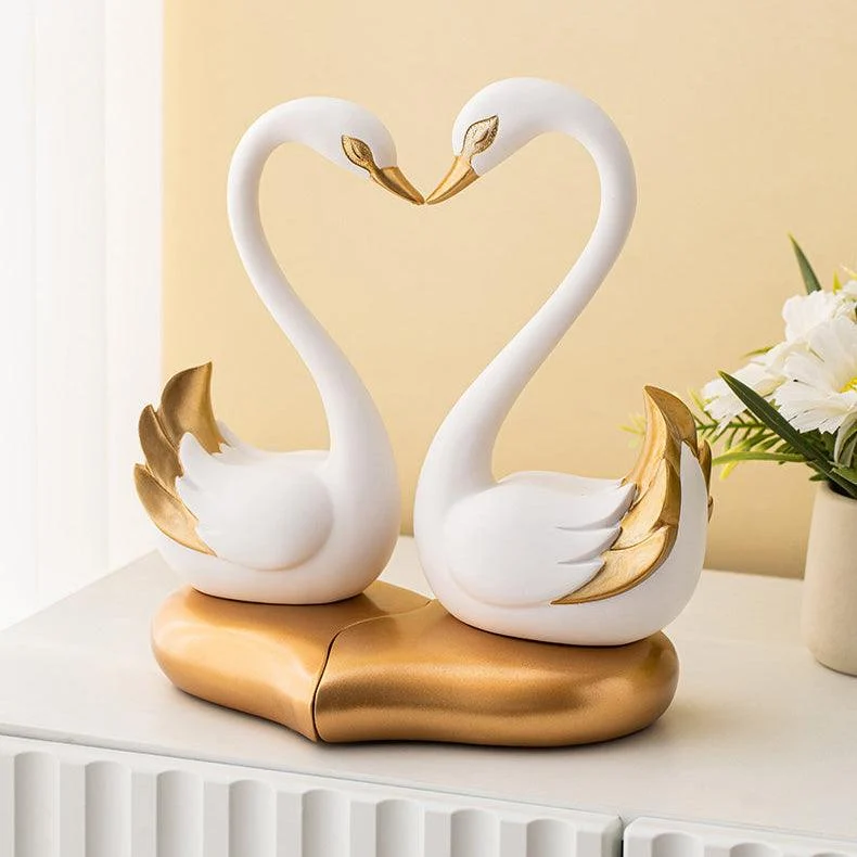 LoveSwansDecorativeFigurine-Homeko5 Love Swans Decorative Figurine - Homeko
