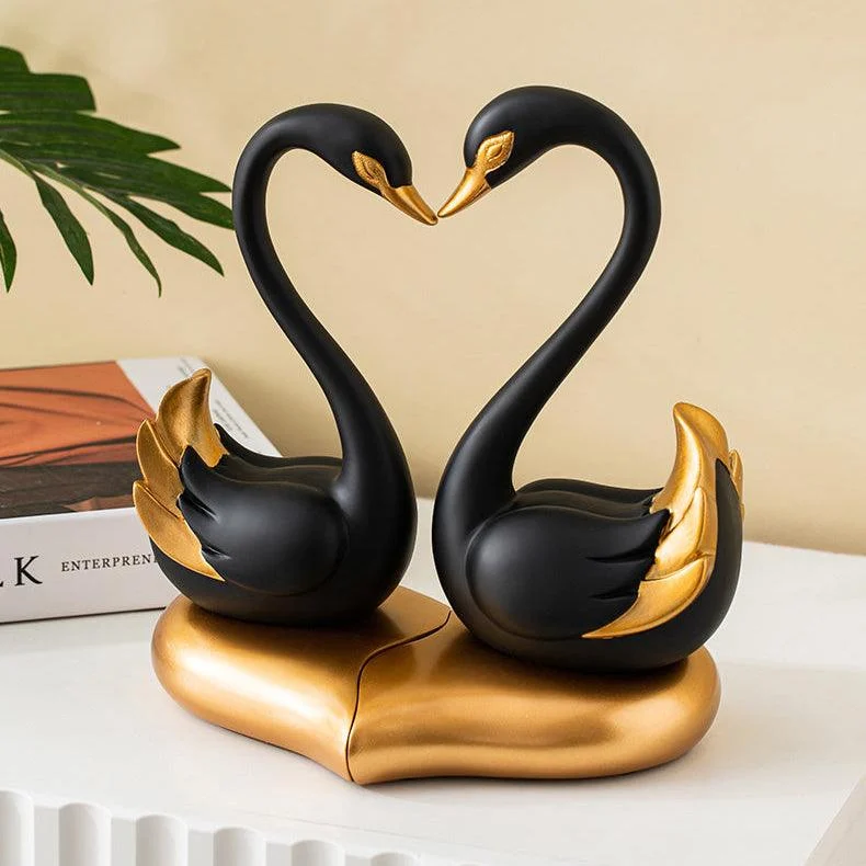 LoveSwansDecorativeFigurine-Homeko7 Love Swans Decorative Figurine - Homeko