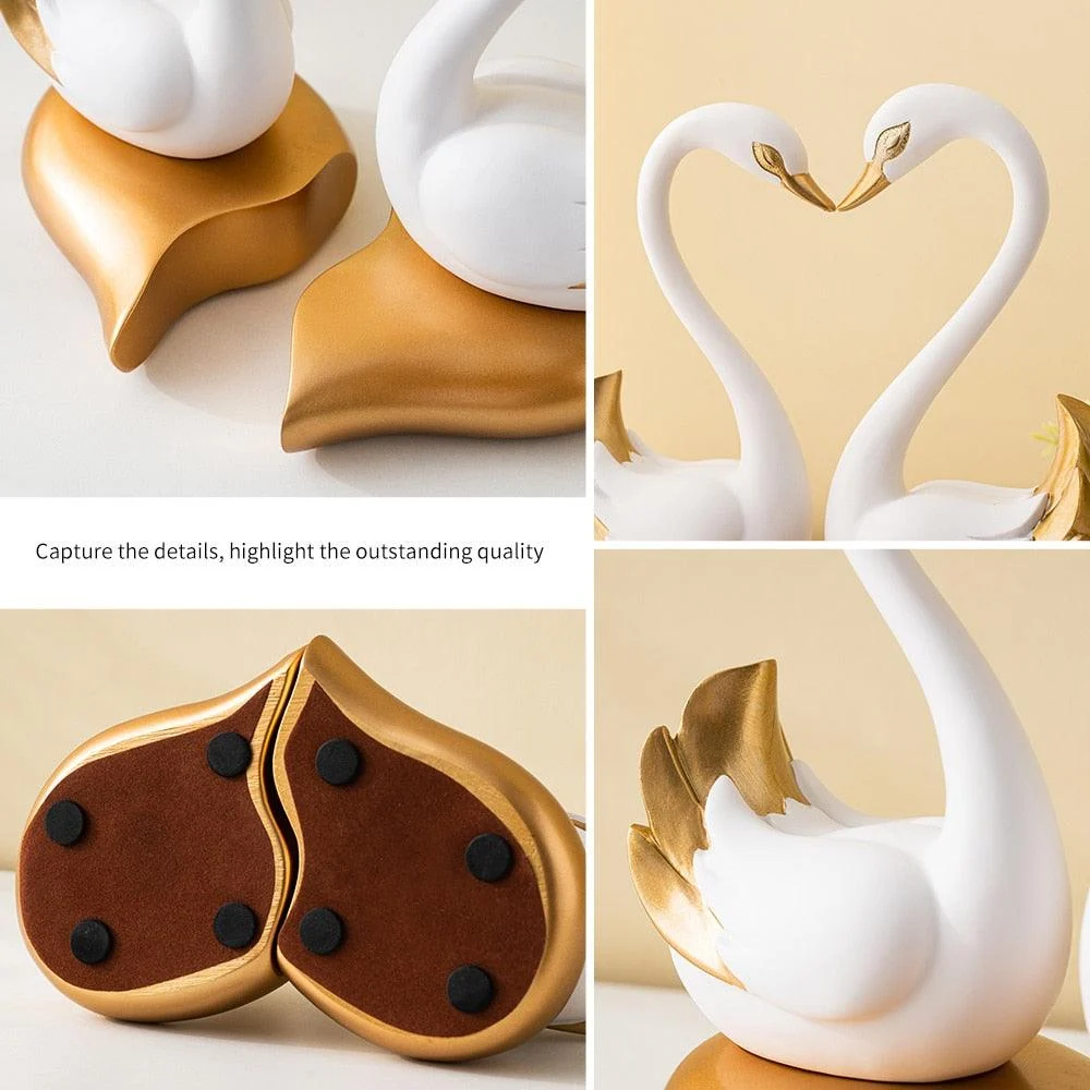 LoveSwansDecorativeFigurine-Homeko8 Love Swans Decorative Figurine - Homeko