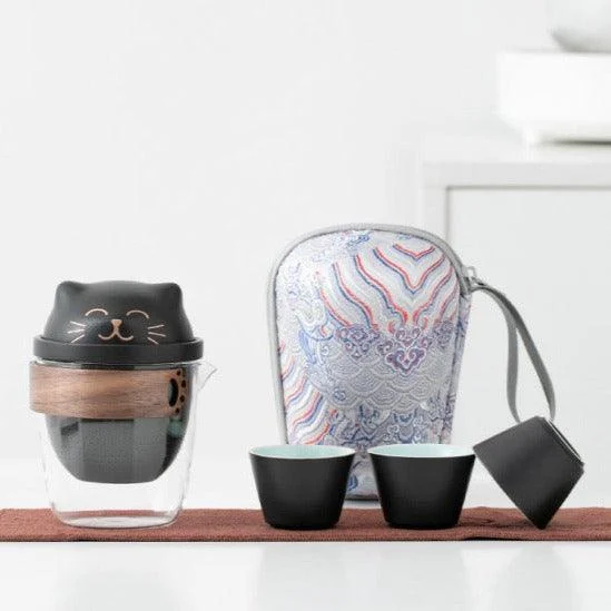 Lucky Cat Potable Tea Set -