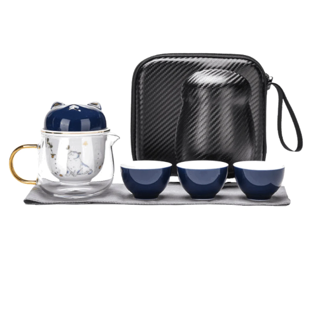 Lucky Cat Potable Tea Set -