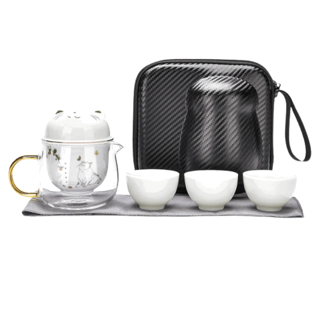 Lucky Cat Potable Tea Set -