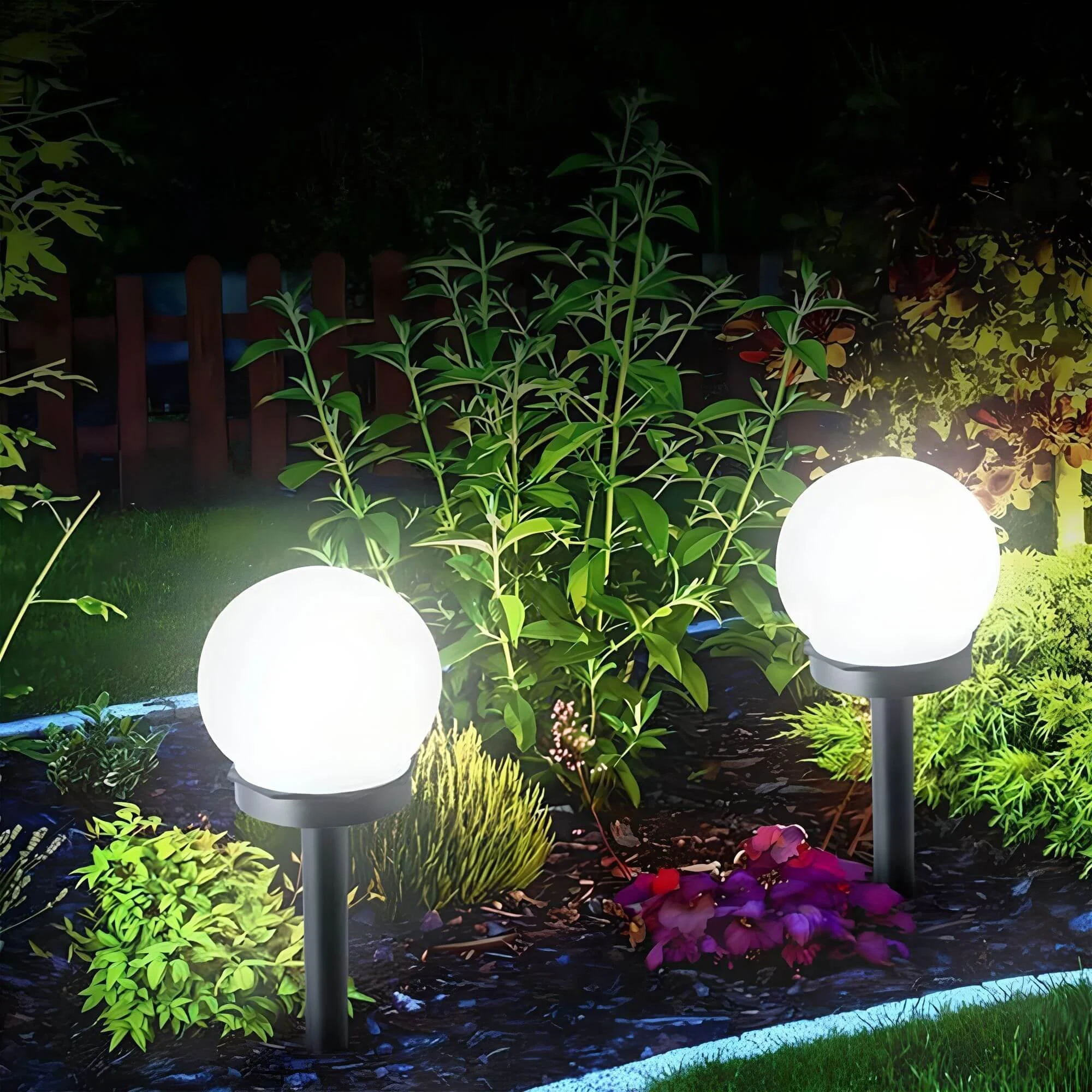 Lumaglobe Solarbetriebene Led Aussenleuchte Mit Bewegungsmelder 4