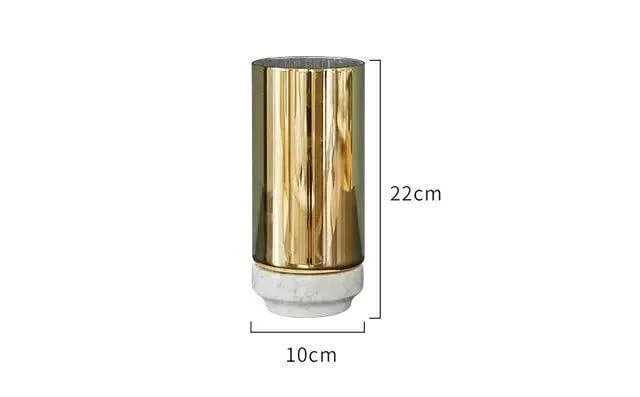 Luster_Gold_Glass_Vase_With_Marble_-_-4324157 Luster Gold Glass Vase With Marble -