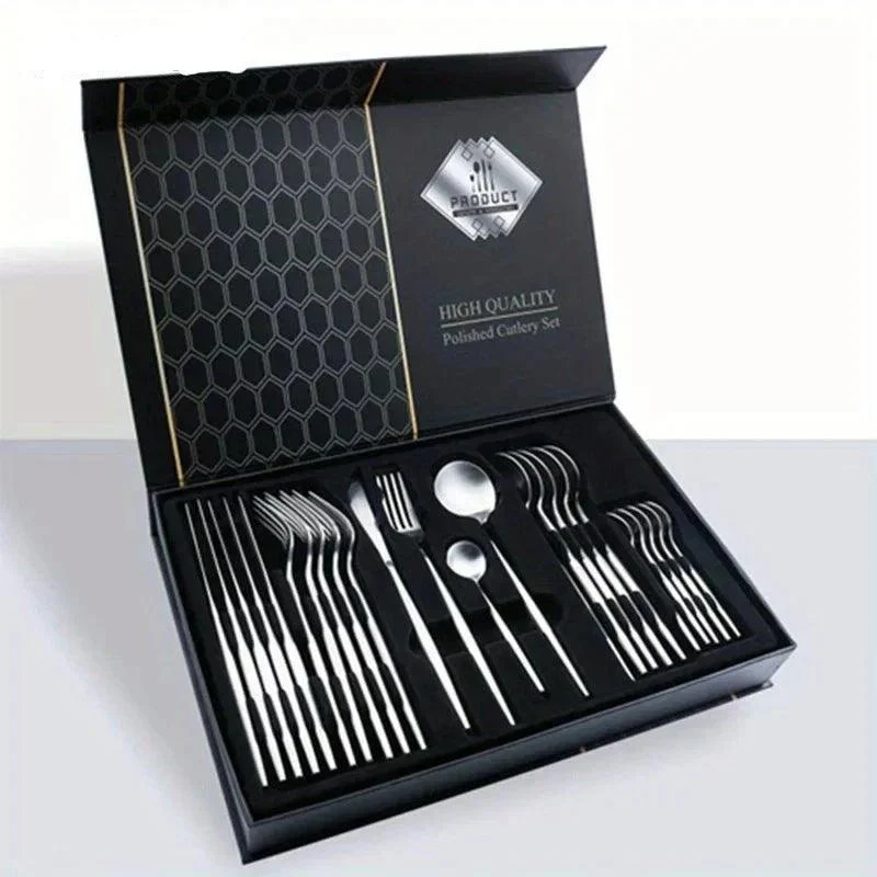 Luxury_Cutlery_Set_-_24_Pieces_Stainless_Steel_-_-_tag1_-4319521 Luxury Cutlery Set - 24 Pieces Stainless Steel - - #tag1#