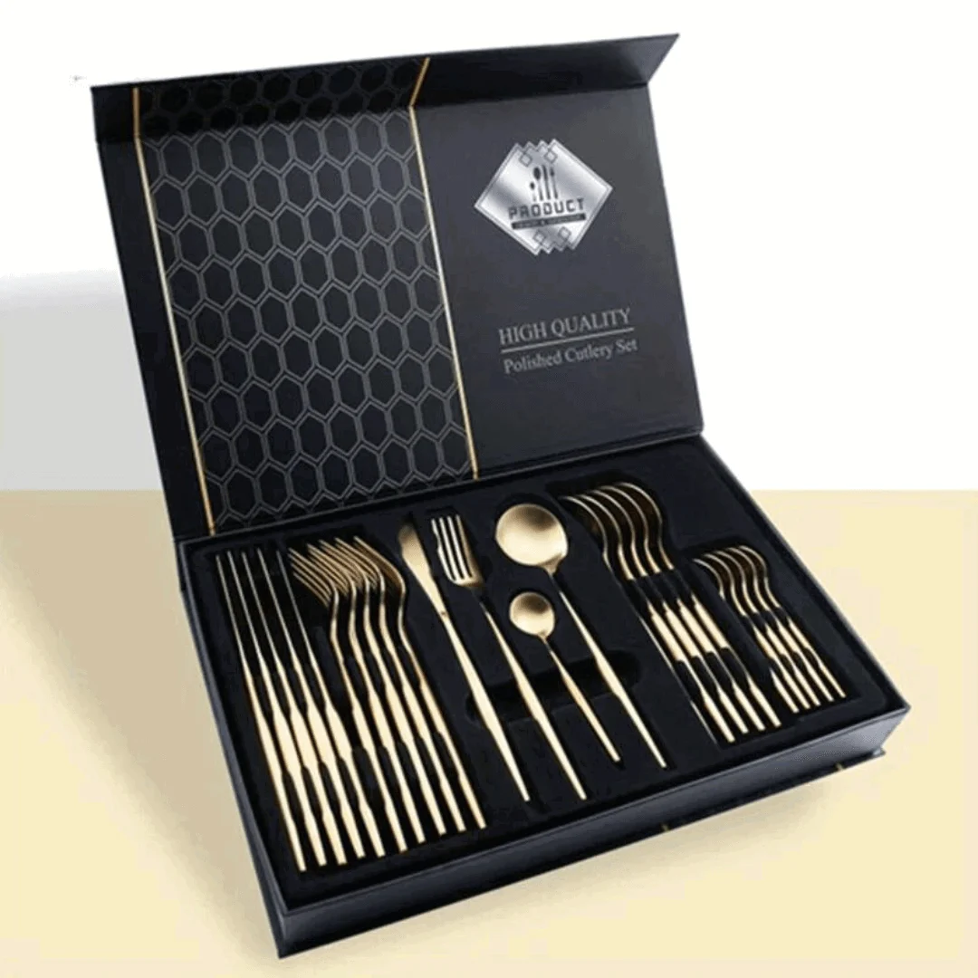 Luxury_Cutlery_Set_-_24_Pieces_Stainless_Steel_-_-_tag1_-4319526 Luxury Cutlery Set - 24 Pieces Stainless Steel - - #tag1#