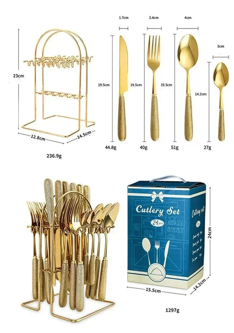 Luxury_Cutlery_Set_-_Stainless_Steel_24_Pieces_-_-_tag1_-4319631 Luxury Cutlery Set - Stainless Steel 24 Pieces - - #tag1#