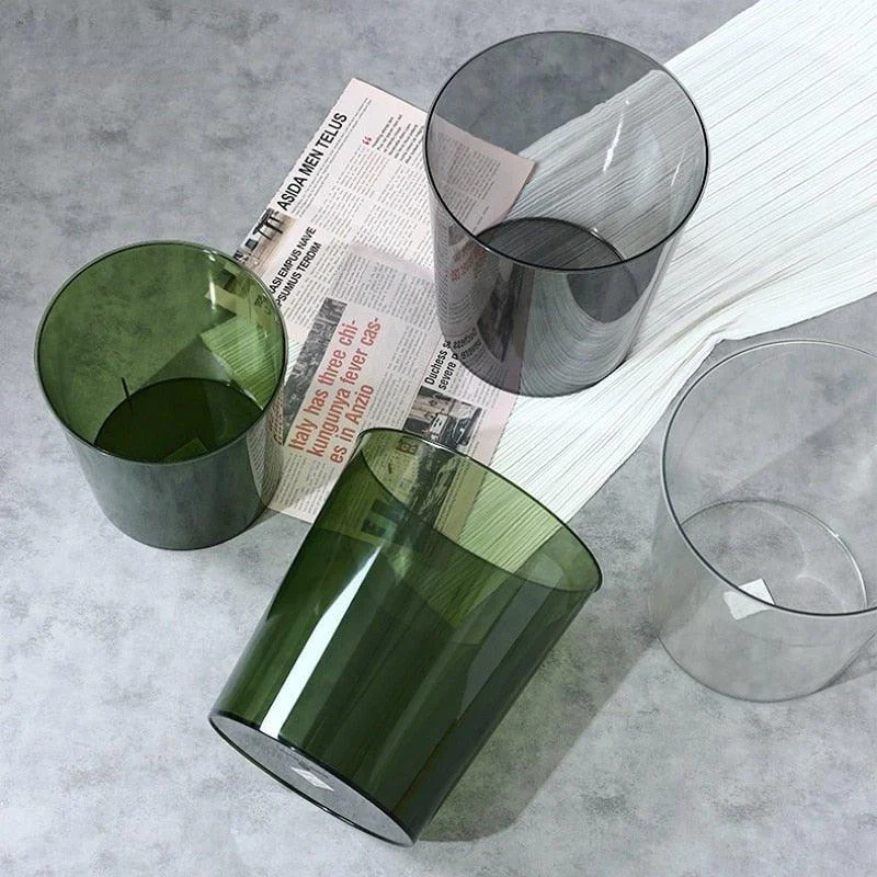 Luxury Transparent Trash Can - - #tag1#