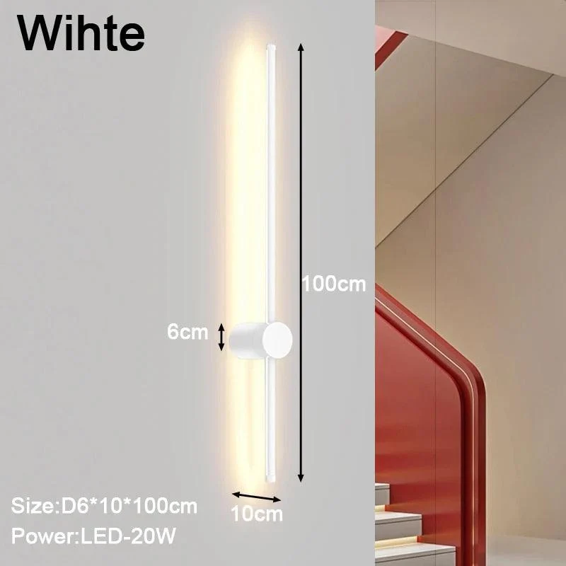 M1ghdimbare Indoor Led Wandlampen Wandverlichtingsarmaturen Voor Slaapkamer Woonkamer Zwart Wit Binnenmuur Schans Voor Gang