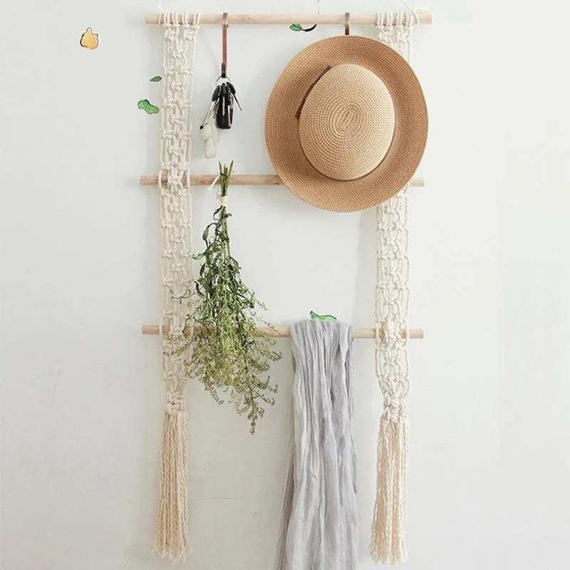 Macrame Hanging Ladder - - #tag1#