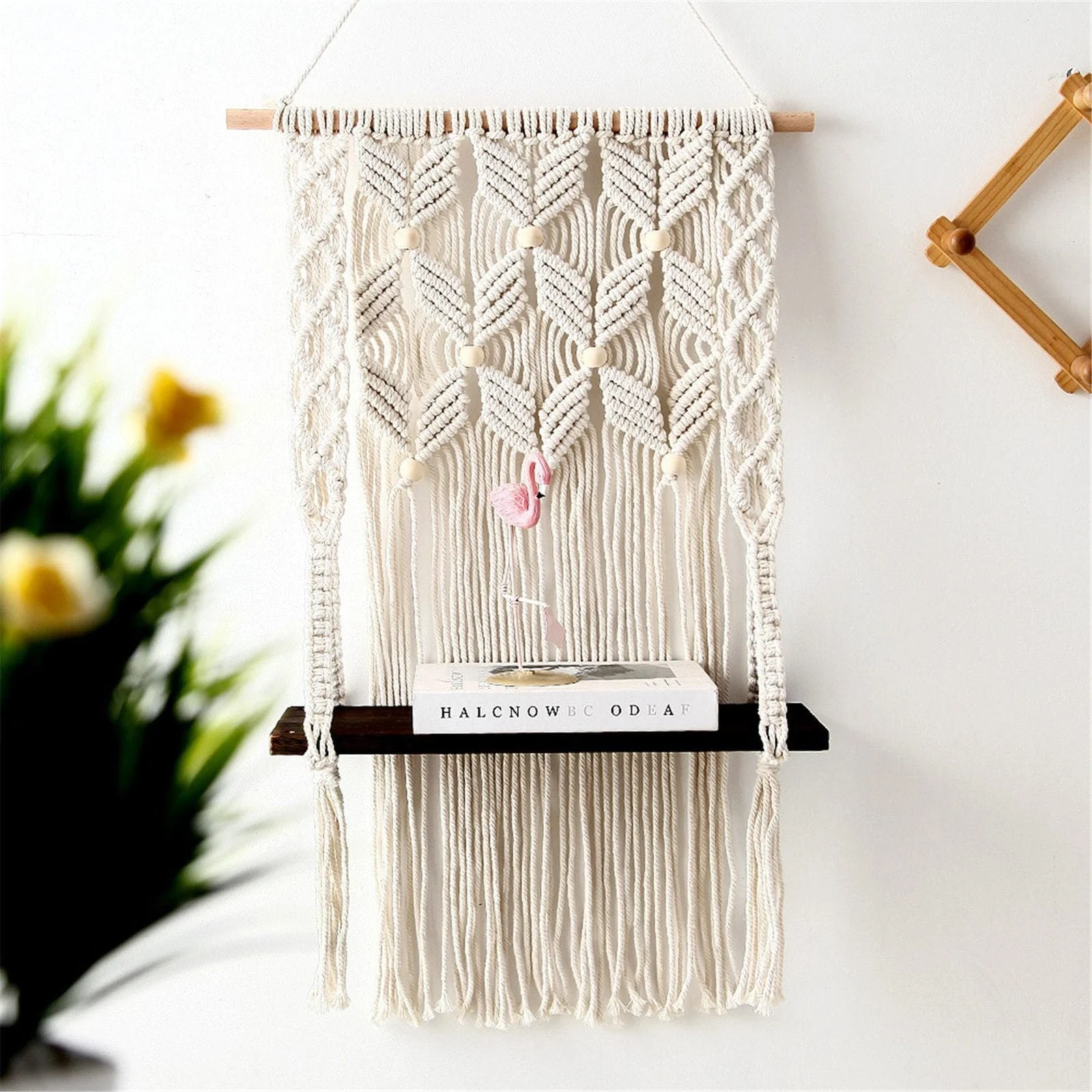 Macrame Tapestry Shelf - - #tag1#