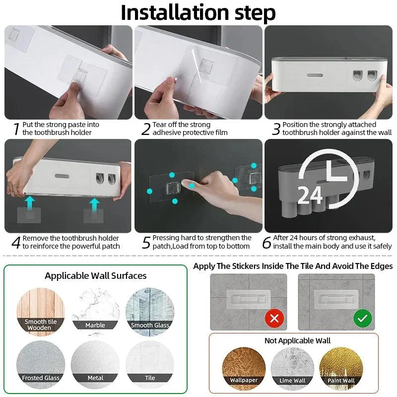 Magnetic_Toothbrush_Holder_with_Dispenser_-_-4327936 Magnetic Toothbrush Holder with Dispenser -