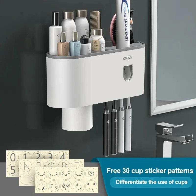 Magnetic_Toothbrush_Holder_with_Dispenser_-_-4327955 Magnetic Toothbrush Holder with Dispenser -