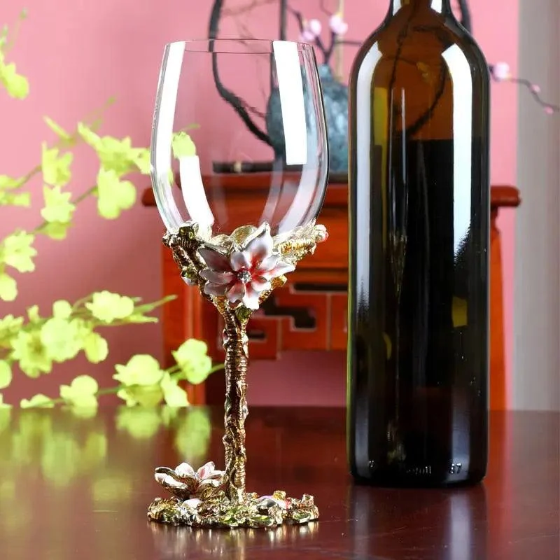 Maharaja_Hand_Blown_Wine_Goblets_Decanter_-_-4328176 Maharaja Hand Blown Wine Goblets & Decanter -