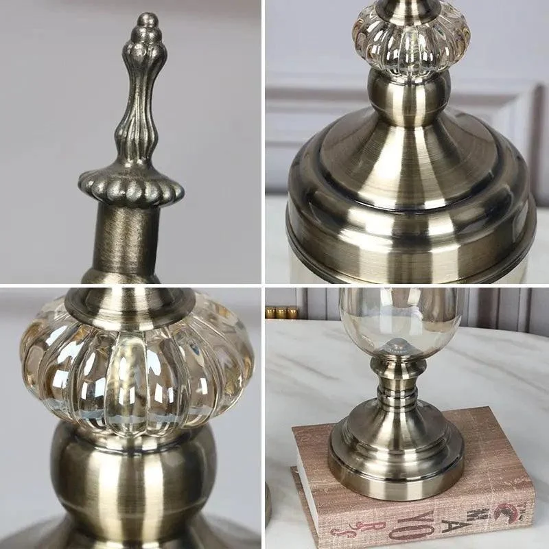Mahogany_Metal_Glass_Vase_-_-4328227 Mahogany Metal Glass Vase -