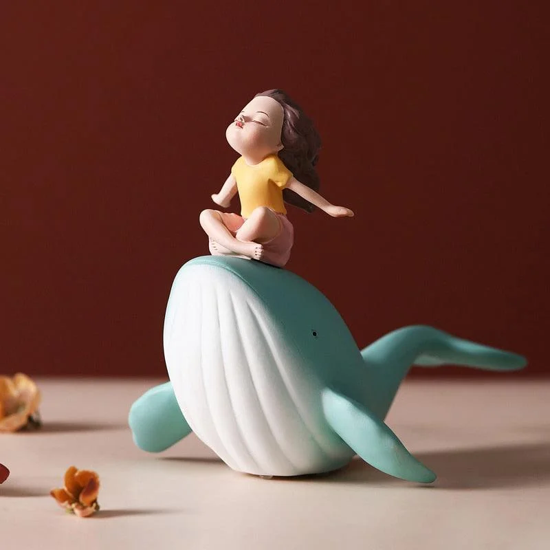 Main-02_feb5186c-f1bb-44c2-b1a5-f4392dda4f70 Resin Sleeping Girl on Whale Statue - ISTANBULLU LTD