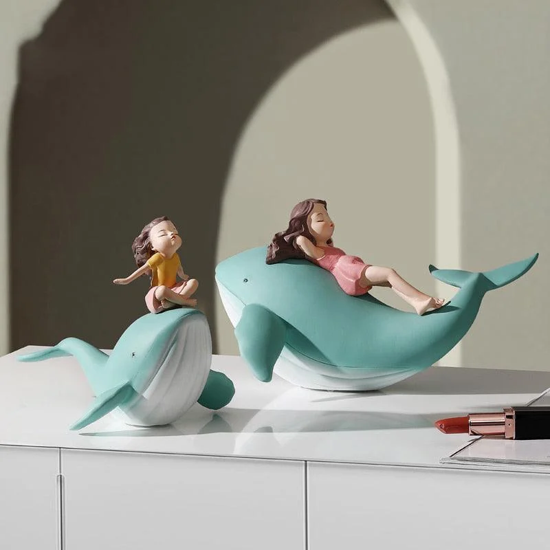 Main-03_566c7f9f-8560-4836-9231-49b5abafbf02 Resin Sleeping Girl on Whale Statue - ISTANBULLU LTD