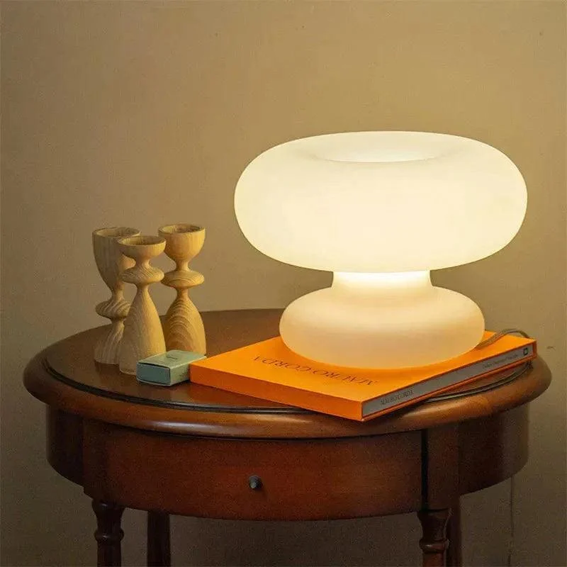 MakiMushroomLamp-WhiteTableLamp-Homeko1 Maki Mushroom Lamp - White Table Lamp - Homeko