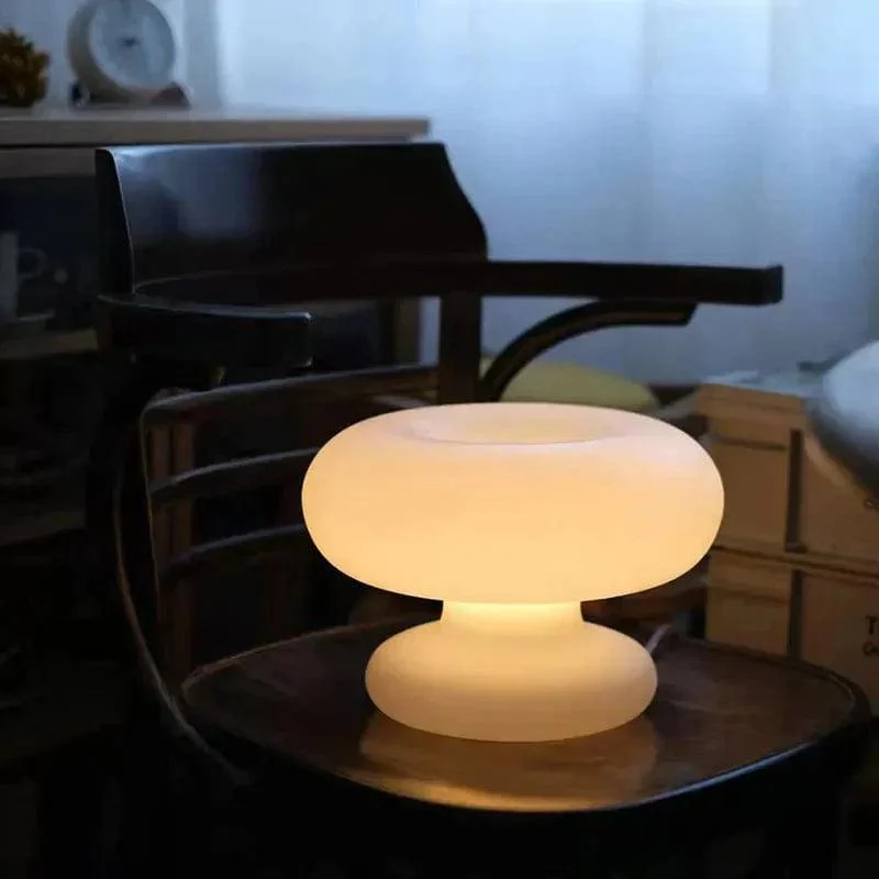 MakiMushroomLamp-WhiteTableLamp-Homeko3 Maki Mushroom Lamp - White Table Lamp - Homeko