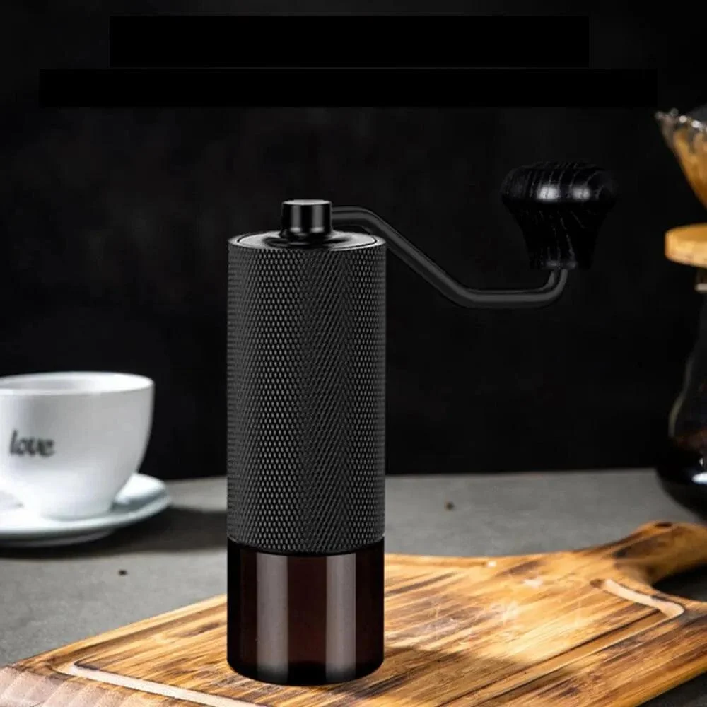 Manual-Coffee-Grinder-CNC-Stainless-Steel-Professional-Double-Bearing-Adjustable-Hand-Burr-Coffee-Bean-Grinding Manual Coffee Grinder Cnc Stainless Steel Professional Double Bearing Adjustable Hand Burr Coffee Bean Grinding