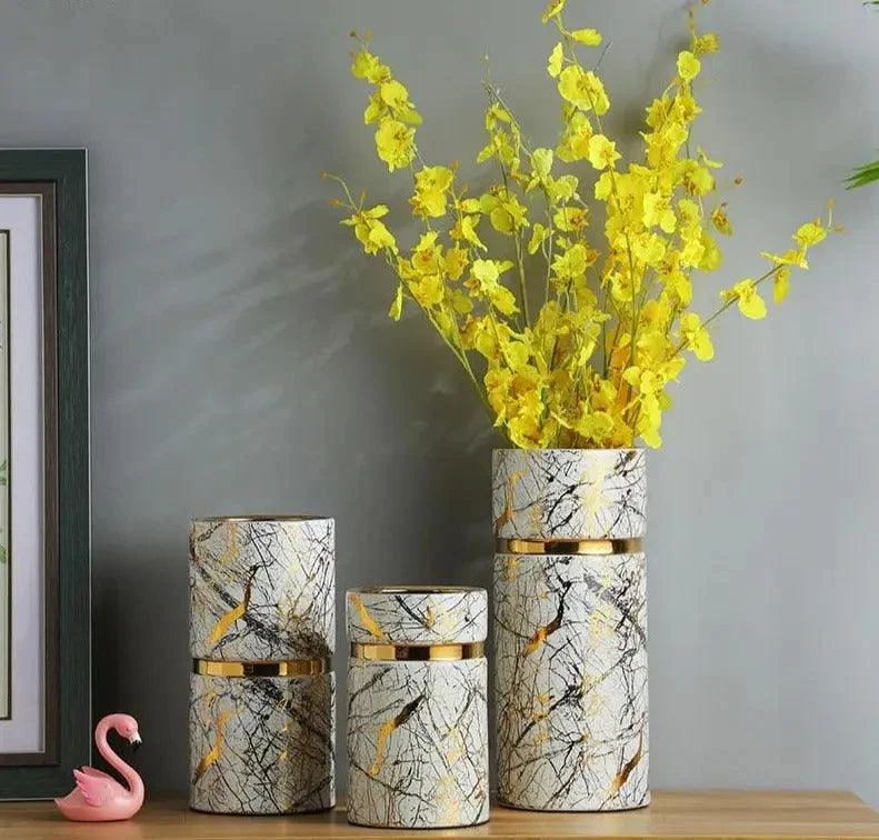 Marble_Texture_Vase_with_Gold_Inlay_-_-4330050 Marble Texture Vase with Gold Inlay -