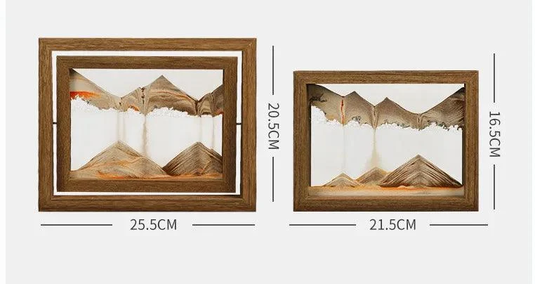 Massief-Houten-3D-Creatieve-Roterende-Vloeibare-Zand-Schilderen-Thuis-Slaapkamer-Decoraties-Decoraties-Ambachten Massief Houten 3d Creatieve Roterende Vloeibare Zand Schilderen Thuis Slaapkamer Decoraties Decoraties Ambachten