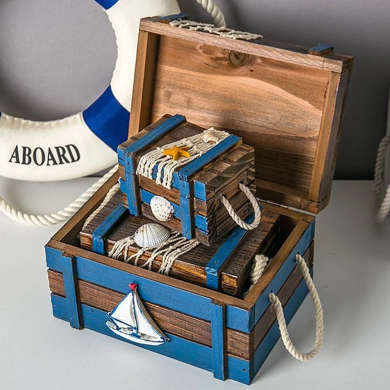 MediterraneanWoodenStorageBox-Homeko5 Mediterranean Wooden Storage Box - Homeko