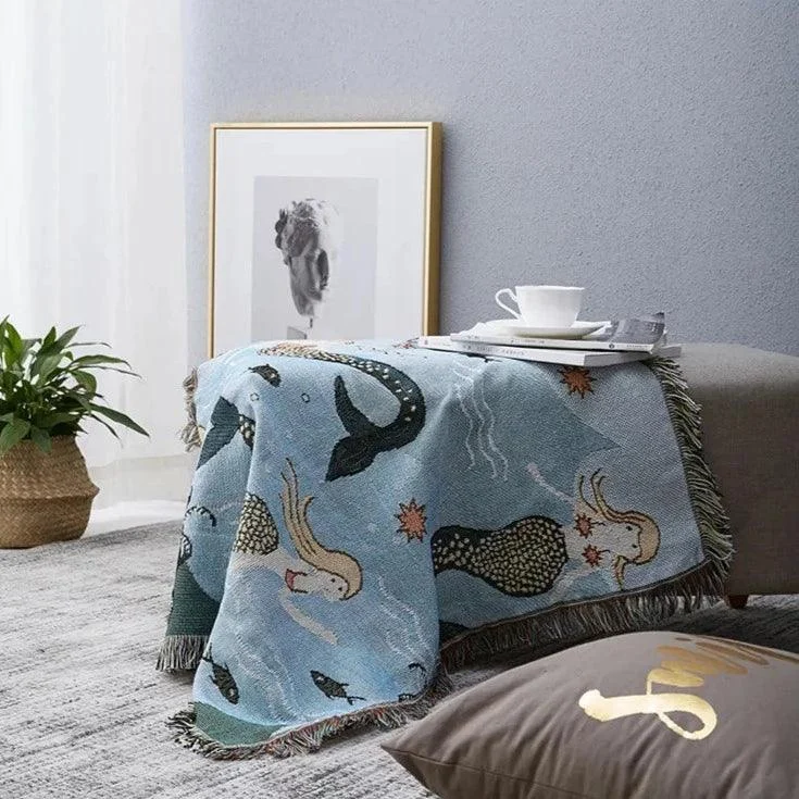 Mermaid_Pattern_Throw_Blanket_-_-4333617 Mermaid Pattern Throw Blanket -