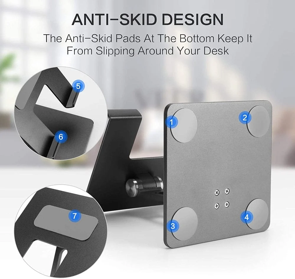 Metal Desk Mobile Phone Holder Stand For Iphone Ipad Xiaomi Adjustable Desktop Tablet Holder Universal Table 8741f40b 140b 4876 B7f4 C6417a2ce414