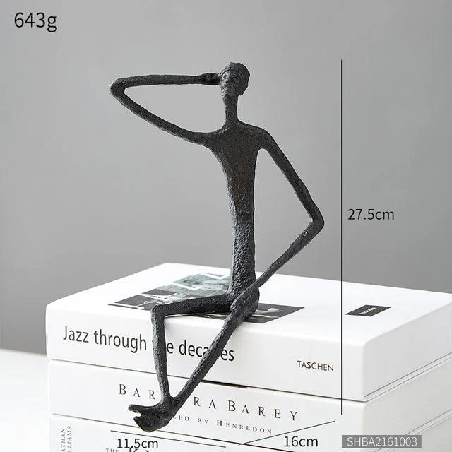 MetalAbstractFigurines-Homeko10 Metal Abstract Figurines - Homeko