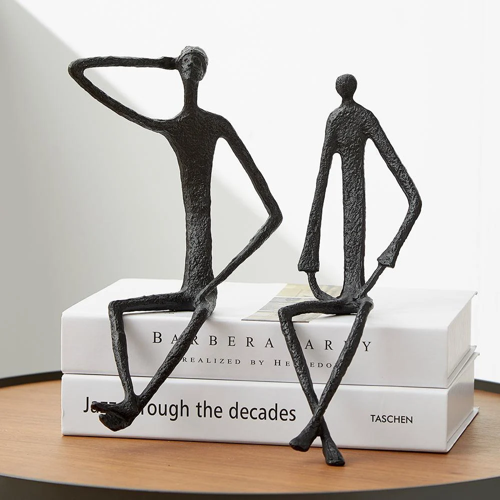MetalAbstractFigurines-Homeko2 Metal Abstract Figurines - Homeko