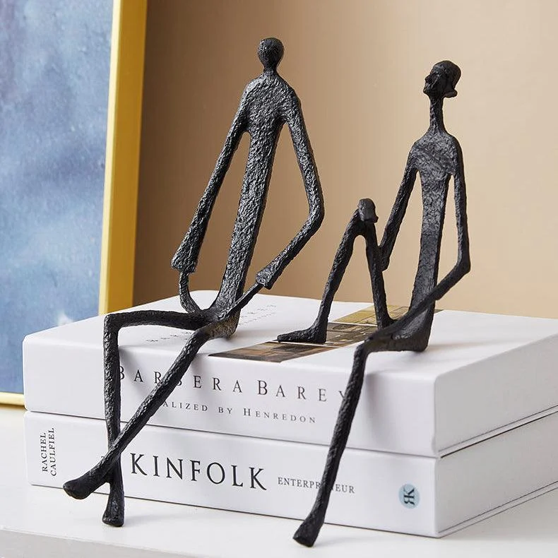 MetalAbstractFigurines-Homeko5 Metal Abstract Figurines - Homeko