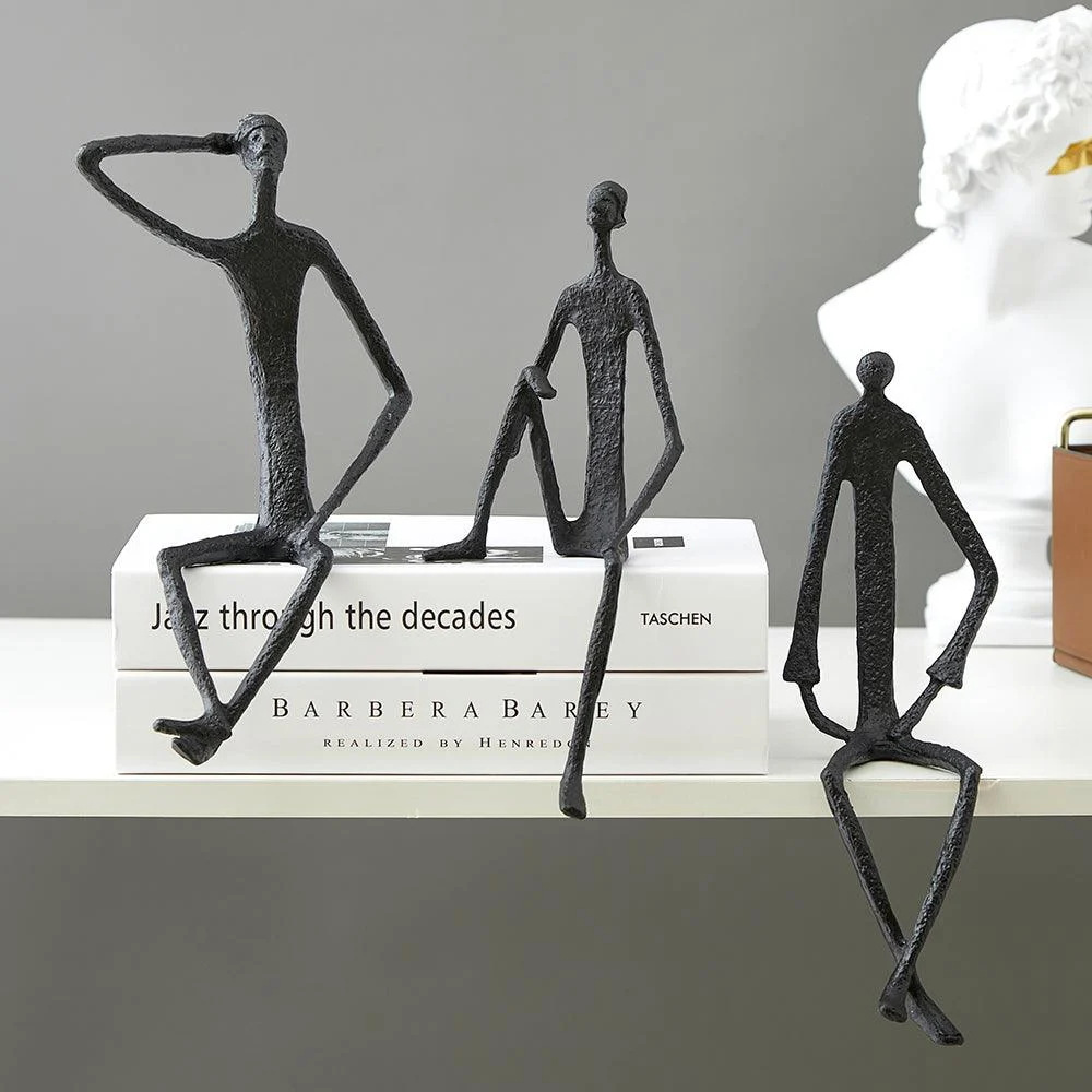 MetalAbstractFigurines-Homeko7 Metal Abstract Figurines - Homeko