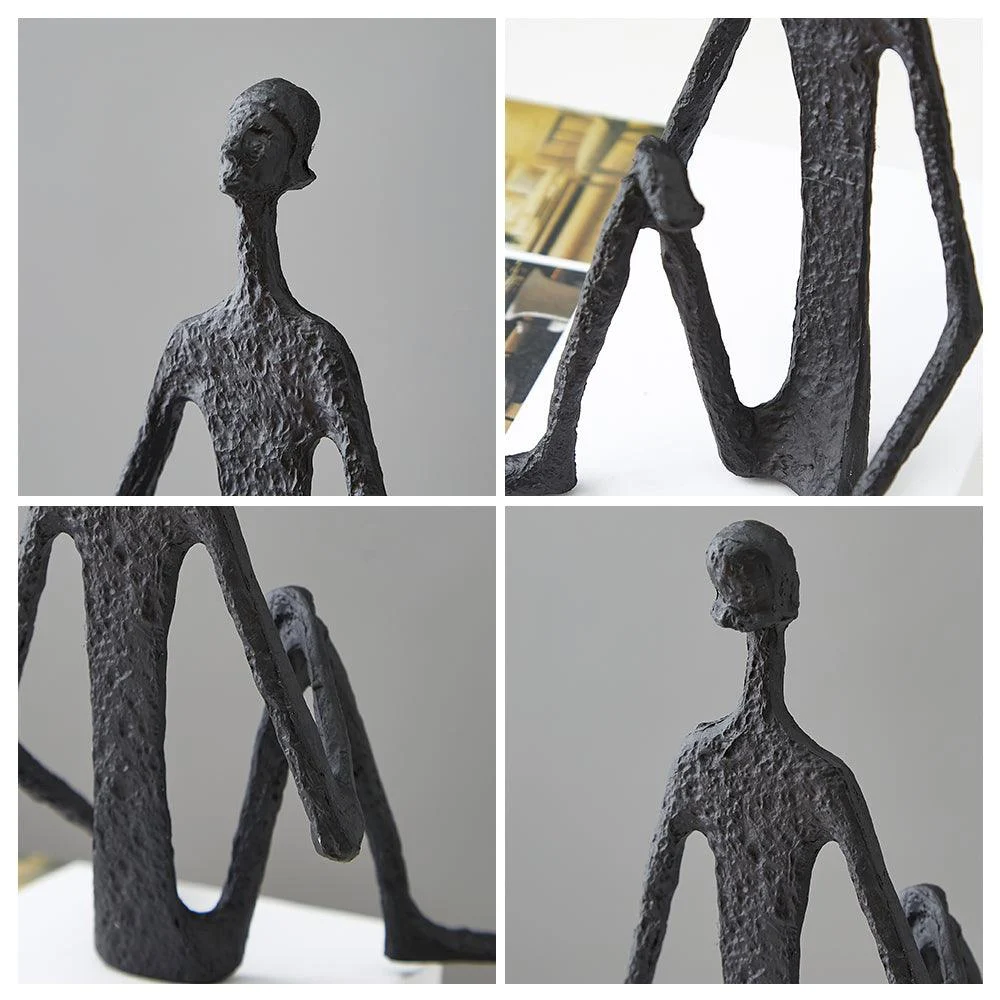 MetalAbstractFigurines-Homeko8 Metal Abstract Figurines - Homeko