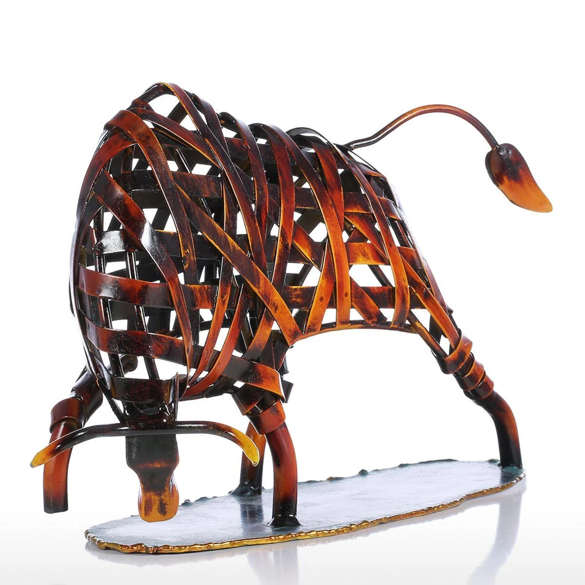 MetalRagingWildlifeSculpture-Homeko6 Metal Raging Wildlife Sculpture - Homeko