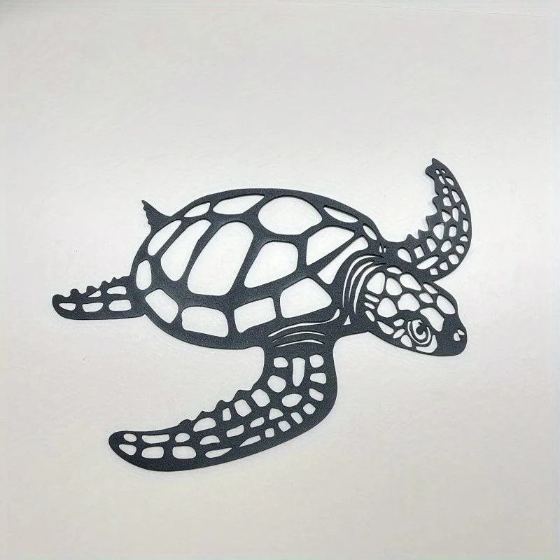 MetalSeaTurtleWallDecoration-Homeko5 Metal Sea Turtle Wall Decoration - Homeko