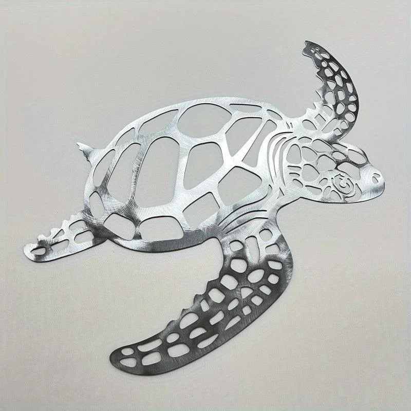 MetalSeaTurtleWallDecoration-Homeko6 Metal Sea Turtle Wall Decoration - Homeko