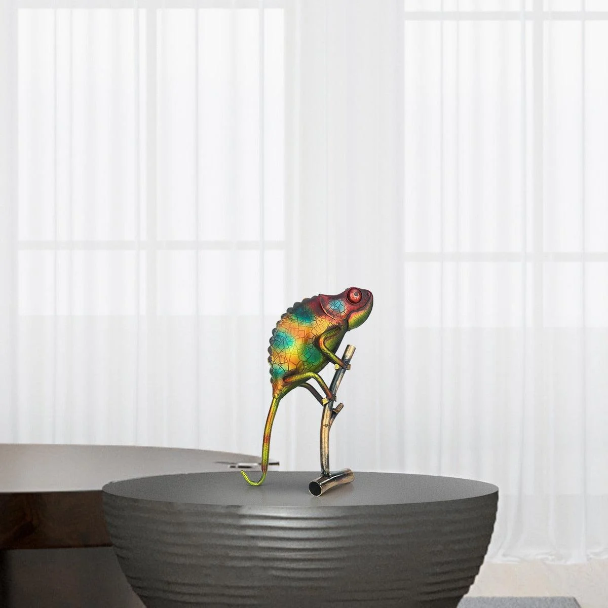 Metal_Cameleon_Home_Decor_Sculpture_-_-4333892 Metal Cameleon Home Decor Sculpture -