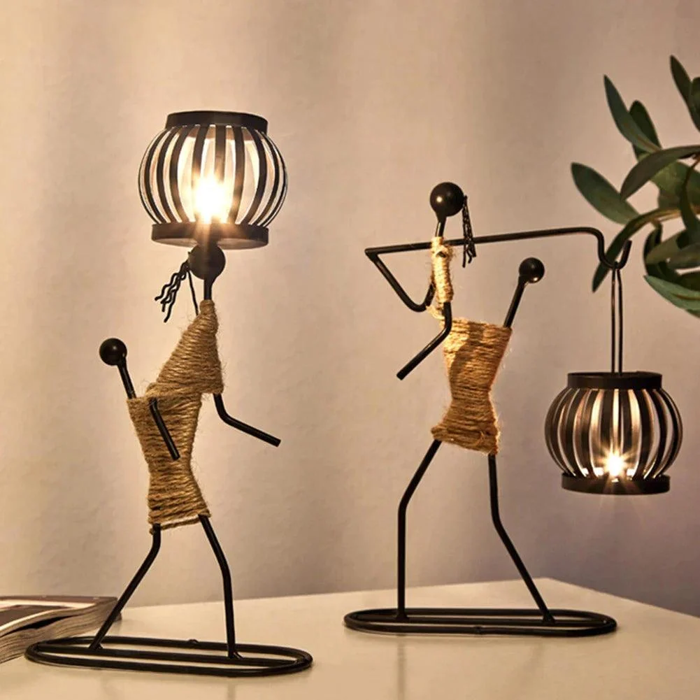 Metal_Candlestick_Handmade_Sculpture_-_-4333941 Metal Candlestick: Handmade Sculpture -