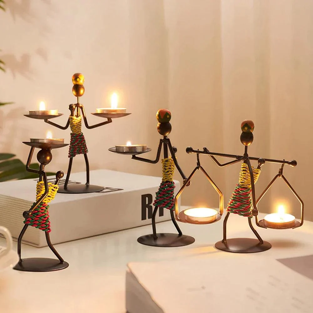 Metal_Candlestick_Handmade_Sculpture_-_-4333950 Metal Candlestick: Handmade Sculpture -