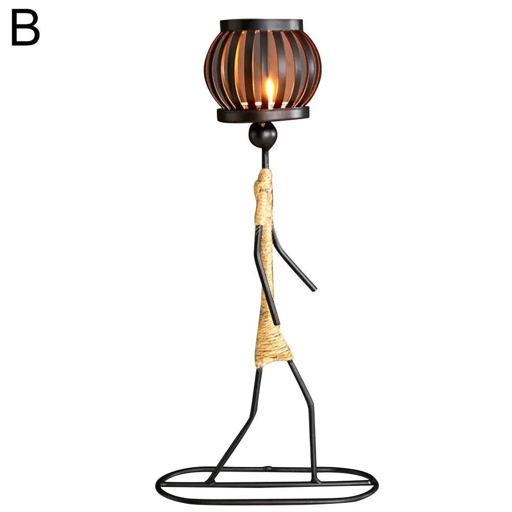 Metal_Candlestick_Handmade_Sculpture_-_-4334038 Metal Candlestick: Handmade Sculpture -