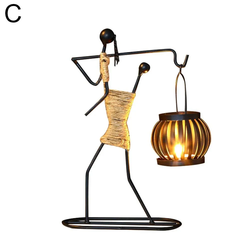 Metal_Candlestick_Handmade_Sculpture_-_-4334044 Metal Candlestick: Handmade Sculpture -