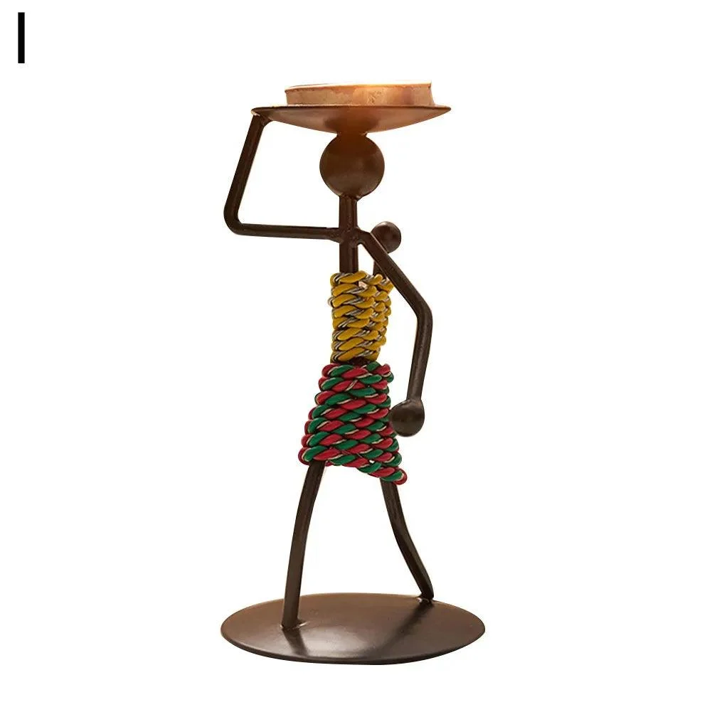 Metal_Candlestick_Handmade_Sculpture_-_-4334074 Metal Candlestick: Handmade Sculpture -