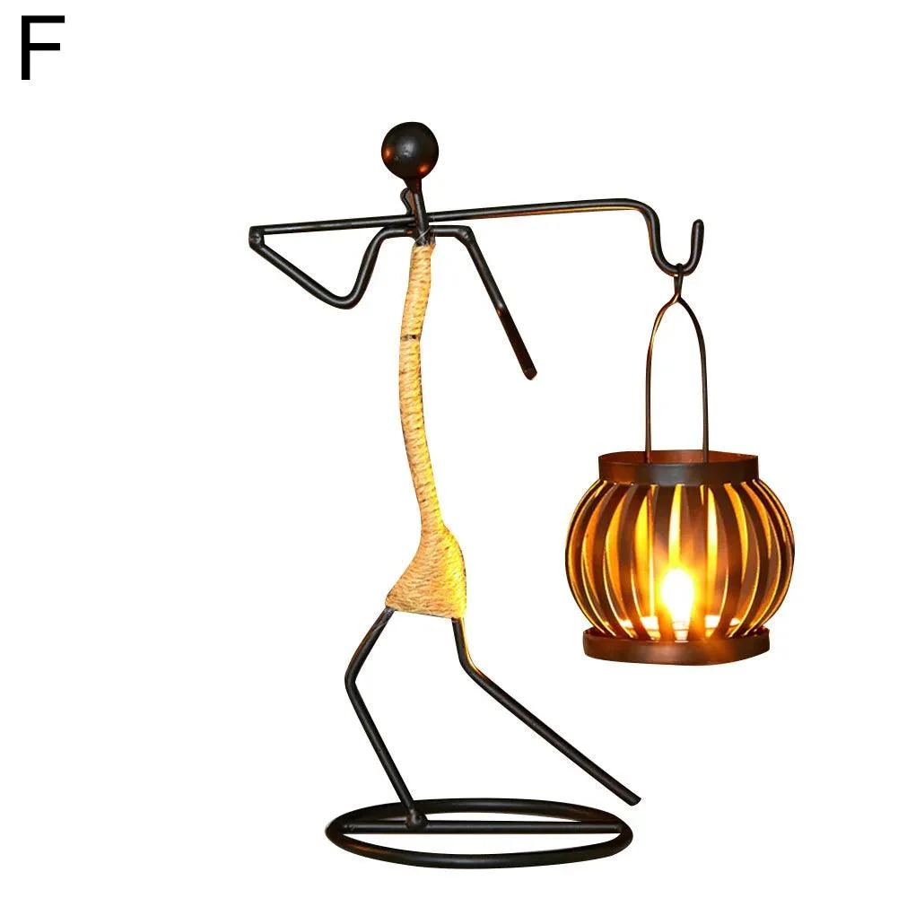 Metal_Candlestick_Handmade_Sculpture_-_-4334090 Metal Candlestick: Handmade Sculpture -